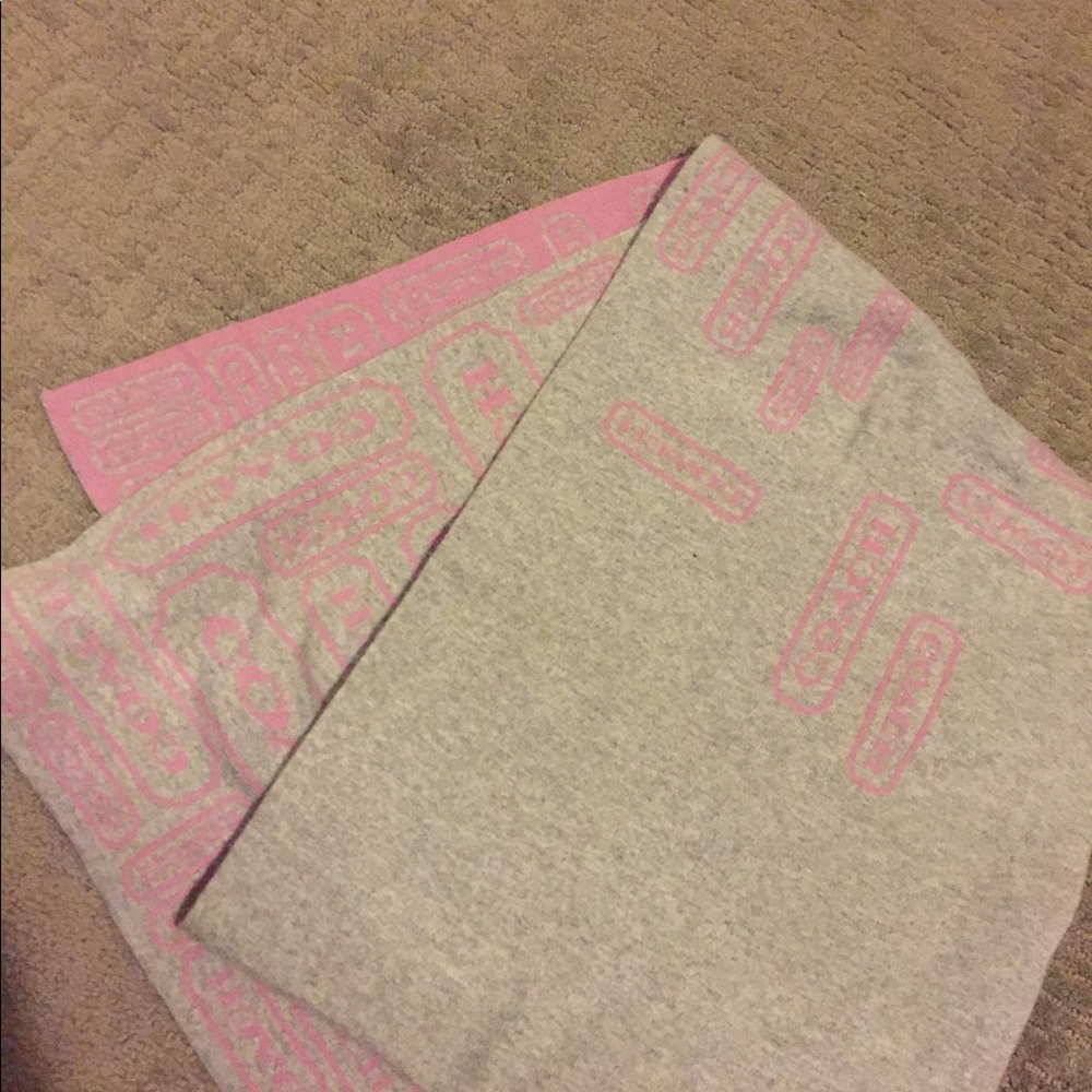 Coach Women's Signature Lozenge Muffler Scarf - Picture 3 of 5